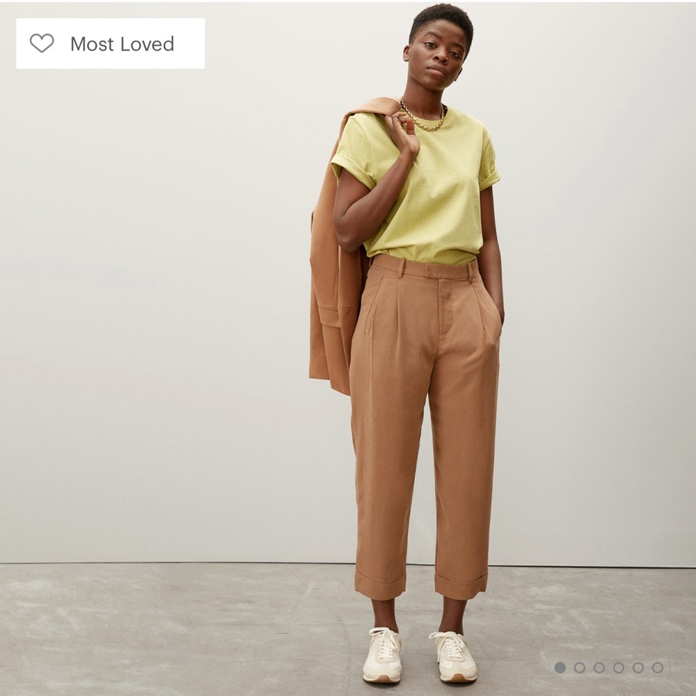 BNWT Everlane Put Together Pleat, Toasted coconut, Size 8